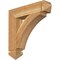 Ekena Millwork Thorton Arts & Crafts Rough Sawn Bracket, Western Red Cedar, 4"W x 20"D x 20"H BKT04X20X20THR03RWR - alternate 1